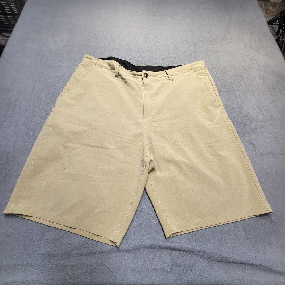Volcom Shorts Mens 40 Beige Surf And Turf Chino Hybrid